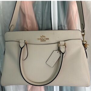 Darcie Carryall With Signature Canvas Detail Coach Purse
